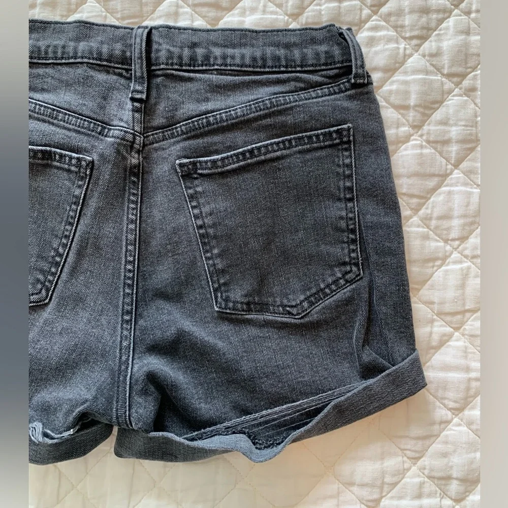 High Rise Denim Shorts - Picture 5 of 9